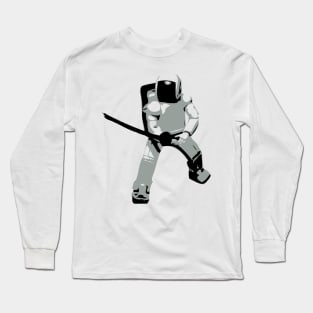 Samurai Robot Warrior Long Sleeve T-Shirt